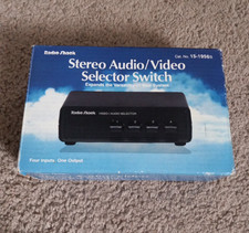 RadioShack Audio/Video 4-Selector Switch 15-1956B Vintage