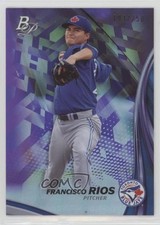 2017 Bowman Platinum Top Prospects Purple 193/250 Francisco Rios #TP-FRI 0c6