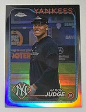 Aaron Judge 2024 Topps Chrome Baseball #50 Image Variation SP Refractor Yankees