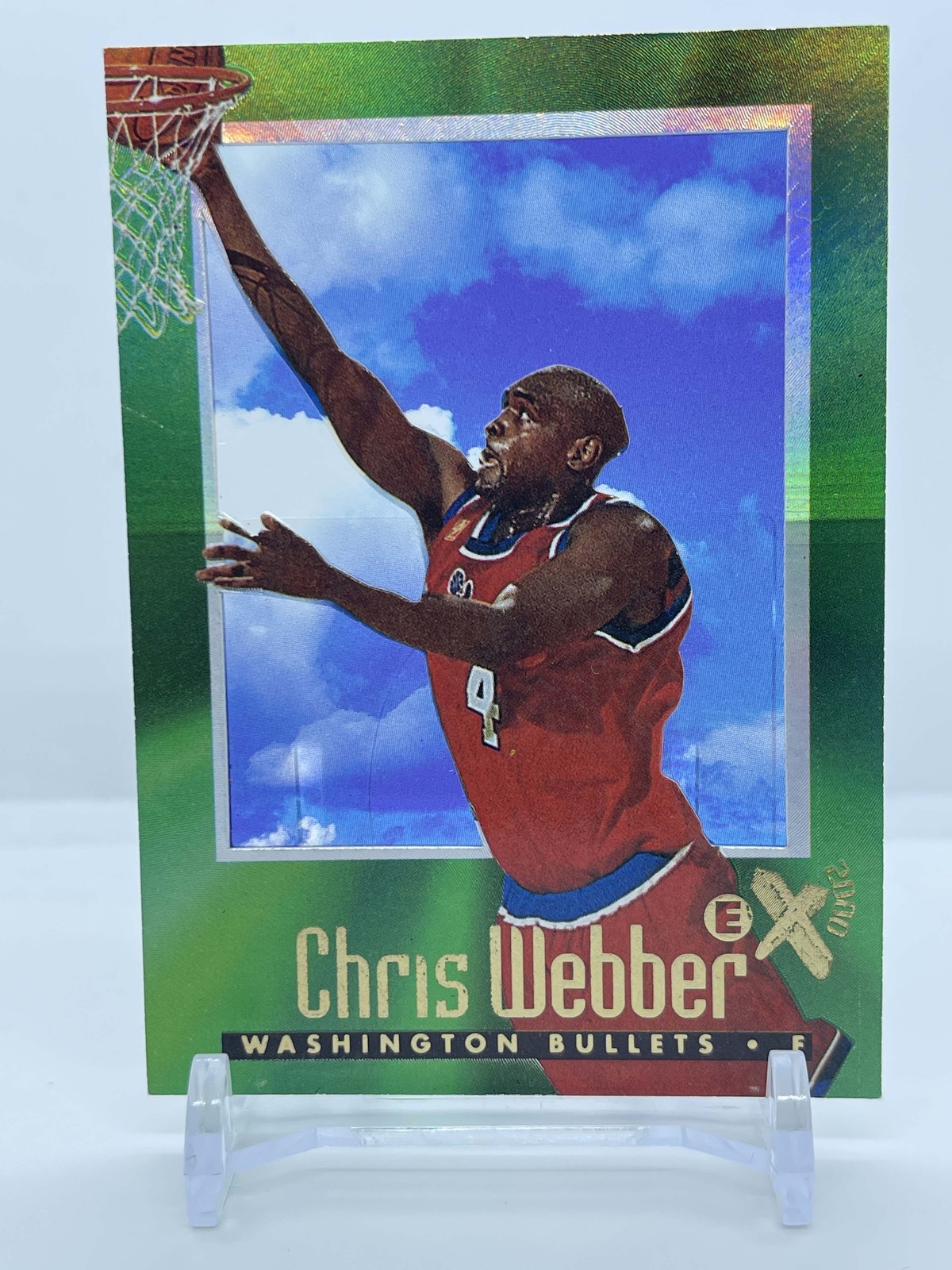 1996-97 E-X2000 #80 Chris Webber