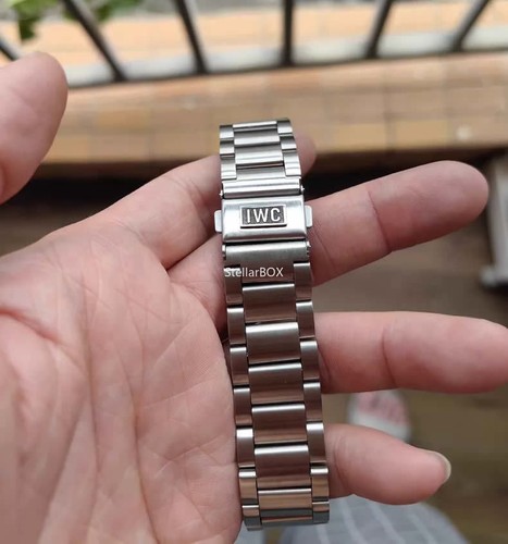 IWC Vintage Three-Link Solid Steel Watch Straps 18mm, 20mm, 22mm