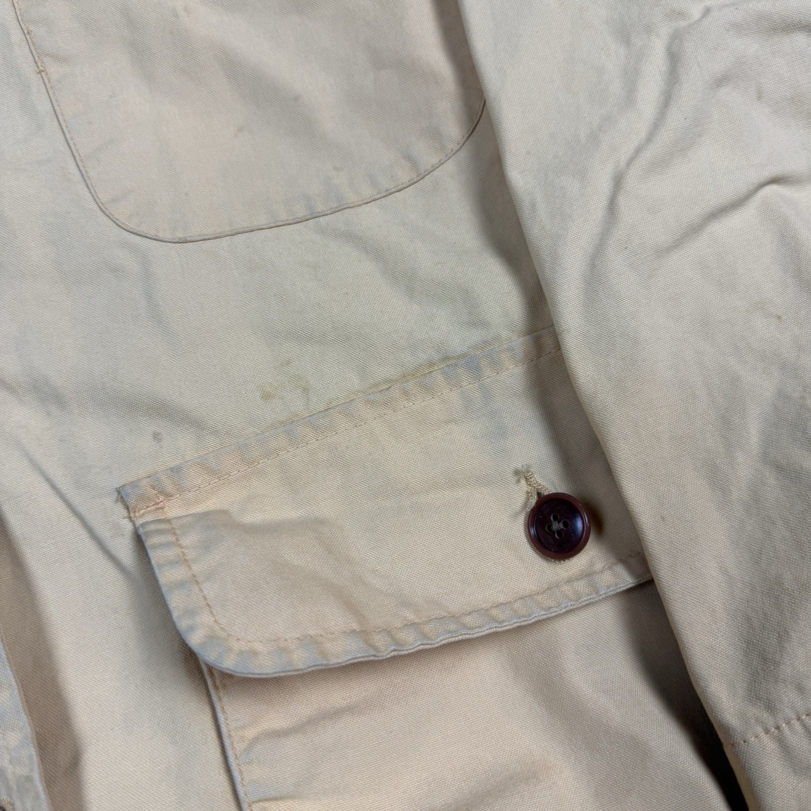 Vintage 90s Calvin Klein Barn Coat Chore Jacket Large Women’s Corduroy Collar