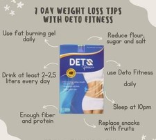 Deto Fitness Dets supplement set of 6 bottles