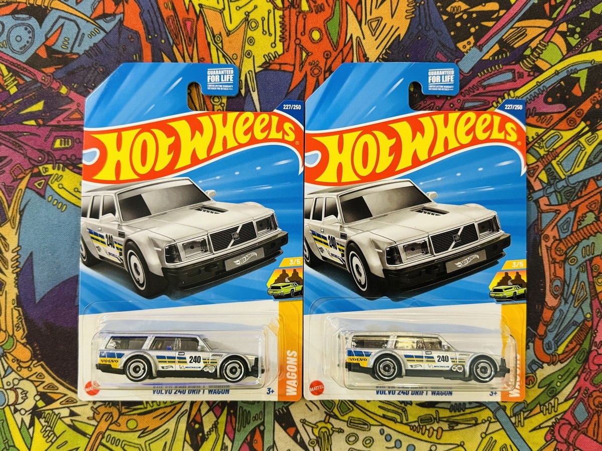 2025 HOT WHEELS 1/64 Volvo 240 Drift Wagon Wagons 3/5 Set