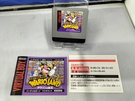 Virtual Boy Software Wario Land The Secret Of Awazon Nintendo LP306