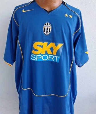 【希少】ユベントス 04/05 アウェイユニフォーム NIKE Lサイズ スカイ Nike Juventus Alternate Jersey 2004/05 Size XL Blue Men's Sky