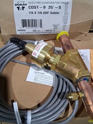 #ad Sporlan Electric Pressure Regulating Valve with Inlet Pressure Tap CDST 9 20#x27; $650.00