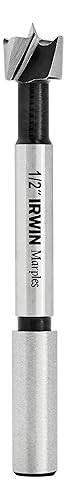 Forstner Drill Bit 1/2'' D x 3-11/16'' L High-Speed Steel, Irwin 1966896 Marples - Picture 2 of 2