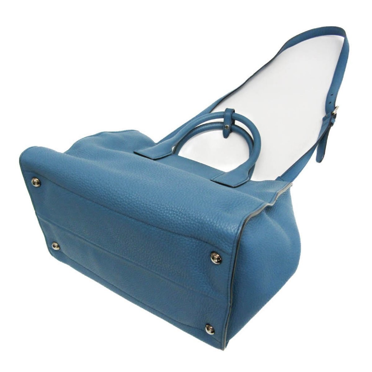 Prada BN2693 Ladies VIT. DAINO Handbag Shoulder Bag Blue thumbnail 2