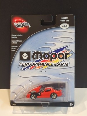 NM 100% Hot Wheels Dodge Viper GTS No. 2/4 Mopar Performance Parts Series 