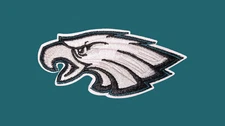 PHILADELPHIA EAGLES EMBROIDERED PATCH 3.5" x 1.5” Iron-On / Sew-On