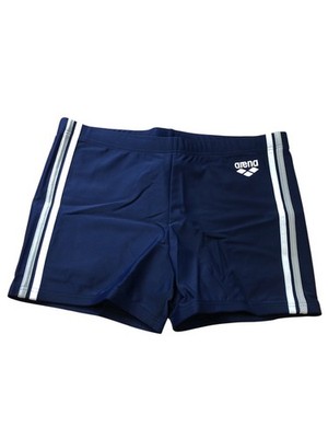 Arena Jungen Badehose Waterfeel X-Life, Navy Blau/Weiß, DE140(10-11 Jahre)