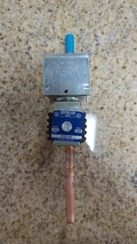 NEW Surplus Sporlan E5S130 Refrigeration Solenoid Valve 3/8" ODF, Less Coil