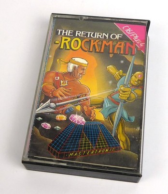 Commodore 16/116/Plus4 -- THE RETURN OF ROCKMAN (Mastertronic) -- TAPE C16 C-16