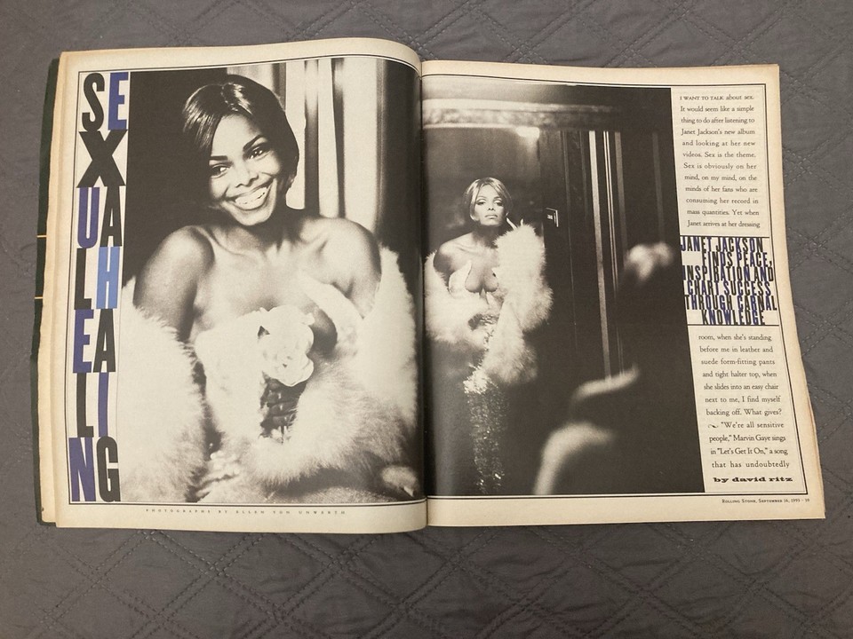 X3 Janet Jackson Rolling Stone Issues Includes Iconic Topless Cover 