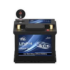 TPE Car Start Stop System BCI Group26 LiFePO4 Lithium-ion Battery 12.8V 800A ...