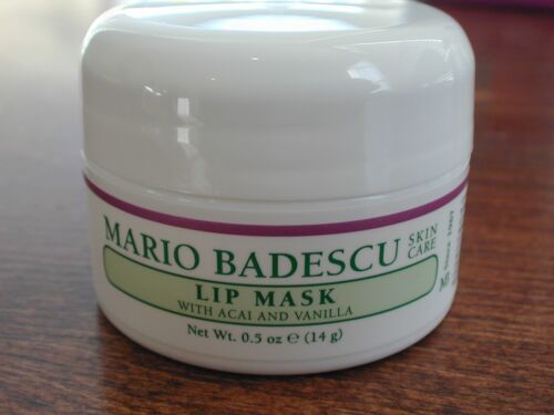 Mario Badescu Skin Care Lip Mask with Acai and Vanilla, 0.5 Ounce New