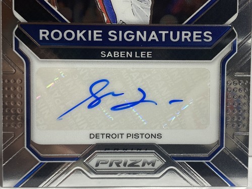2020-21 Prizm SABEN LEE Rookie Signatures AUTO RS-SLE - Detroit Pistons RC - Picture 2 of 3