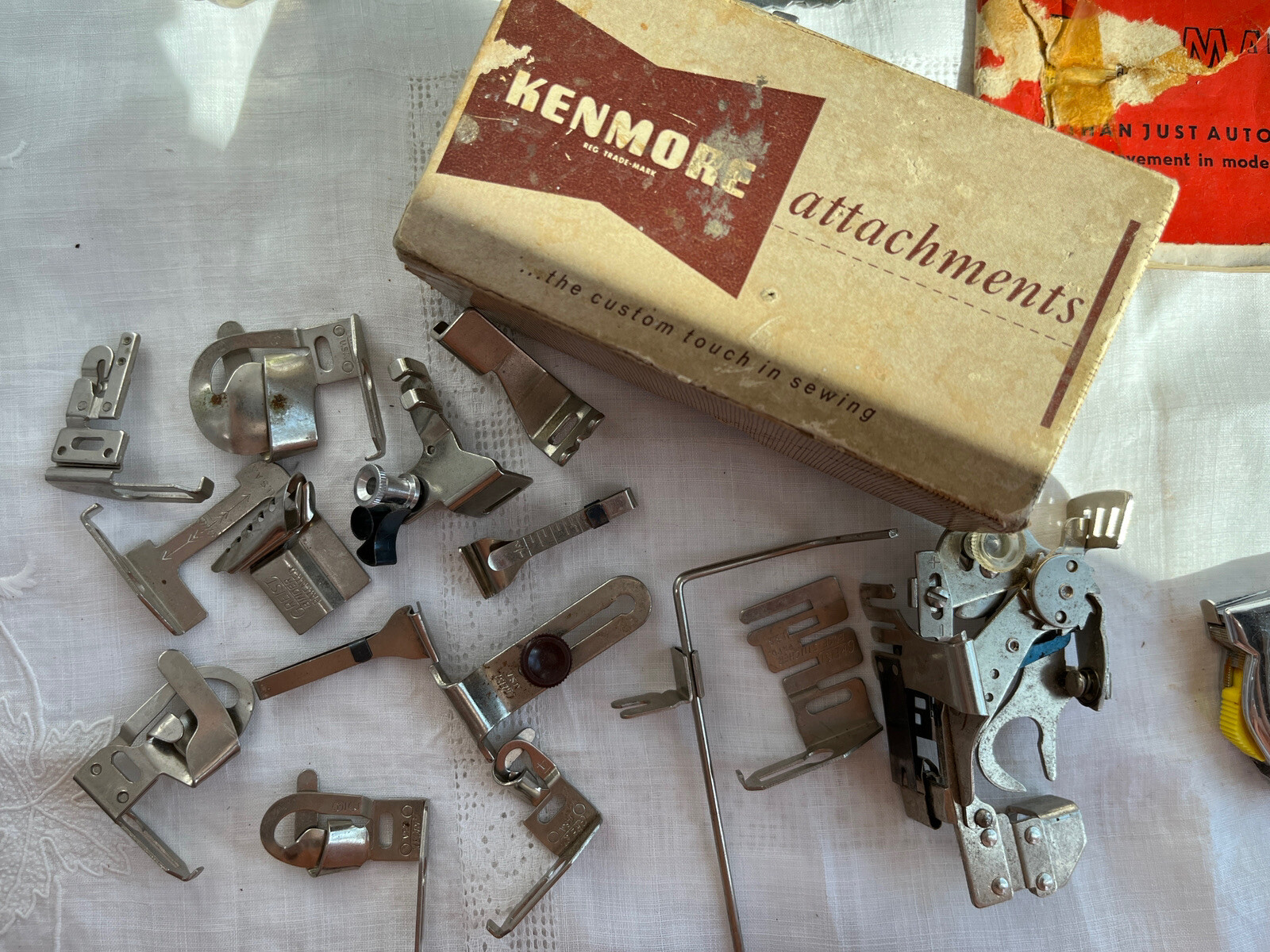 Vintage Kenmore sewing machine feet accessories parts Greist eBay