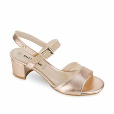 Sandali Valleverde 28214 pelle cipria tacco 6 cm Listino €79,99 - 20%