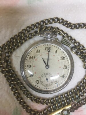 Taschenuhr Hislon Ancre de Precision überholt E.110,00 S.E.10,00