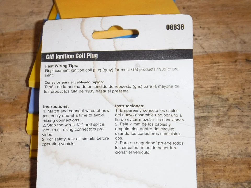 Calterm 08638 GM Ignition Coil Plug CALTERM - Image 3 of 4