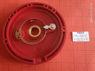 Plaque Penn 27-114H Rouge Pour Moulinet Senator 6/0 114H - Pièce D'origine USA