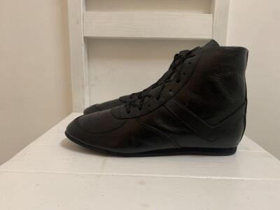 TOPBOXER OLD SCHOOL BOXING BOOTS M.Tyson Black US10 No Box | eBay UK