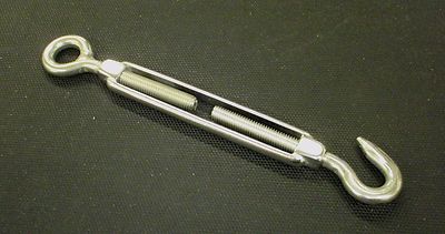 STAINLESS STEEL TURNBUCKLE OPEN FACE 5/16'' RIGGING MARINE GRADE OFTB-8