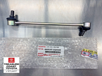 NEW GENUINE TOYOTA STABILIZER LINK ASSEMBLY DRIVER SIDE 48820