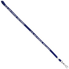 RETIRED AIR FORCE WHITE ON BLUE LANYARD