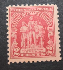 2 - 1929 US Scott #680 2 Cent Battle of Fallen Timbers - MNH/OG/VF