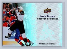 Josh Brown 2023-24 Upper Deck Director of Boards #DB-14 Arizona Coyotes