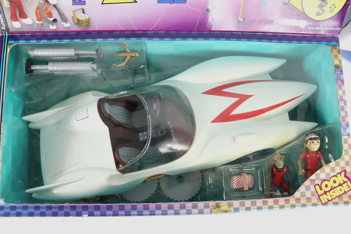 希少 Speed racer Mach 5 プレイセット+別売フィギュア 送料込 Speed Racer - Mach 5 CHOGOKIN 1/18 Scale Model - Spec