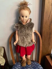 31 inch doll Eugene Doll co. 1974 Taiwan. Strawberry blonde hair. Short. Prob