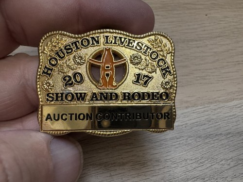2007 Houston Livestock Show und Rodeo Auktion Mitwirkender Anstecknadel