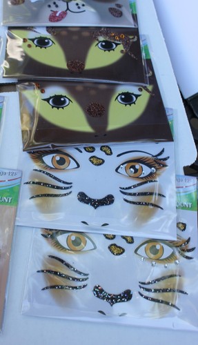 3 Face Art Sequin Stickers Decor Super Cute Party Favors Festival Girls Activity - Picture 7 of 14
