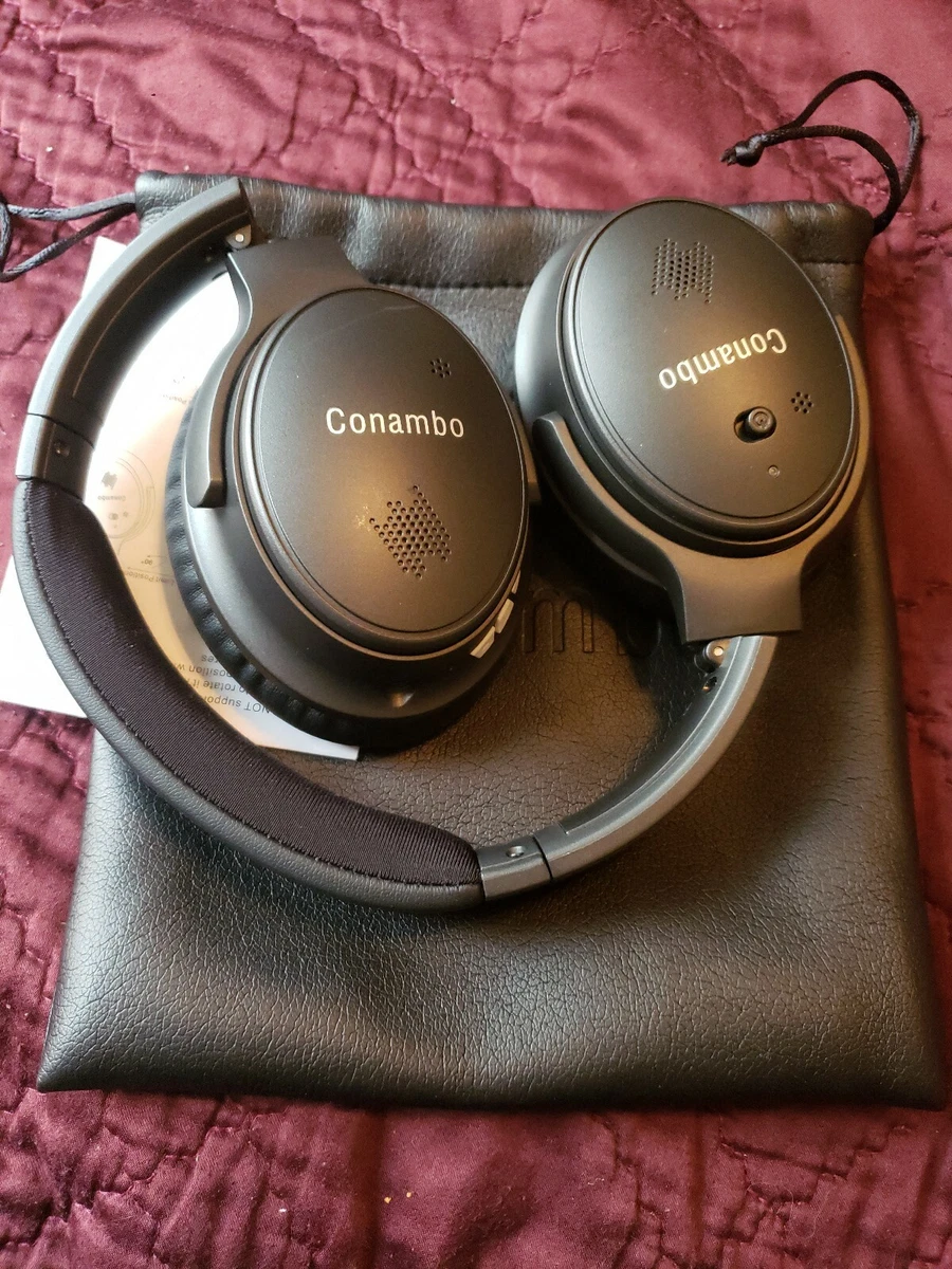 Conambo CQ8 Active Noise Cancelling Bluetooth Headphones ANC for