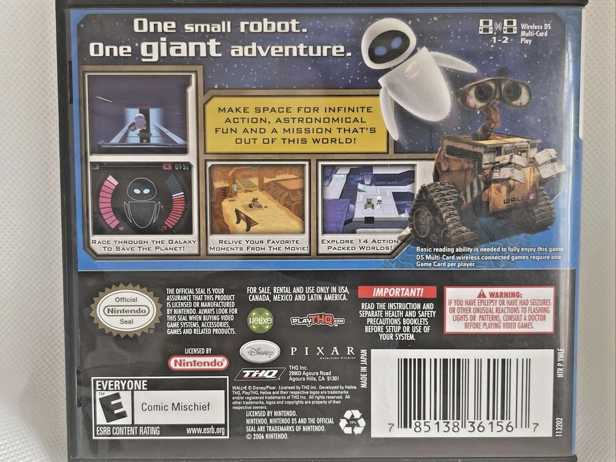 Wall E Nintendo DS Game Disney Pixar eBay