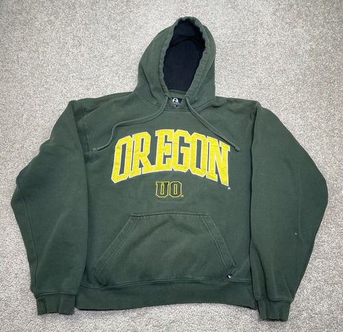 Oregon Ducks Hoodie Kapuzenpullover grün bestickt Erwachsene Gr. M Amerika UO