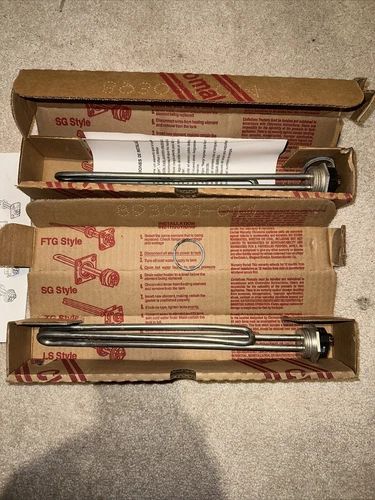 Chromalox, 2E303, 240V, 3500W, Lot of 2, New Heating Element