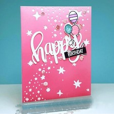 STARS BACKGROUND Cutting  Embossing Coverplate Die - Cards, Scrapbooking More
