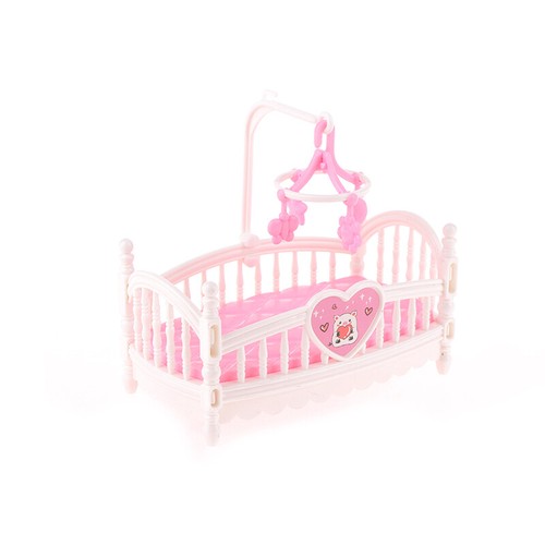 1:12 Dollhouse Miniature Baby Room Bassinet Bed Cradle Bed Furniture Model DecJO