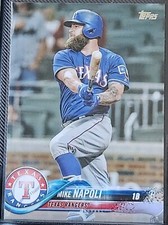2018 Topps Mike Napoli 512 Cleveland Indians Baseball Card