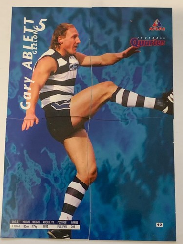 1995 AFL Football Quarters-Choose From Dropdown List-Full 4 Quarters Per One.AVE - Picture 24 of 53