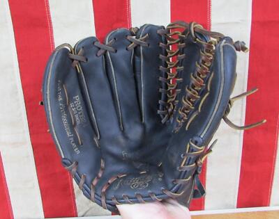 Rawlings Vintage 希少フルレザーモデル Vintage Rawlings Black Leather Baseball Glove 'Heart of the Hide