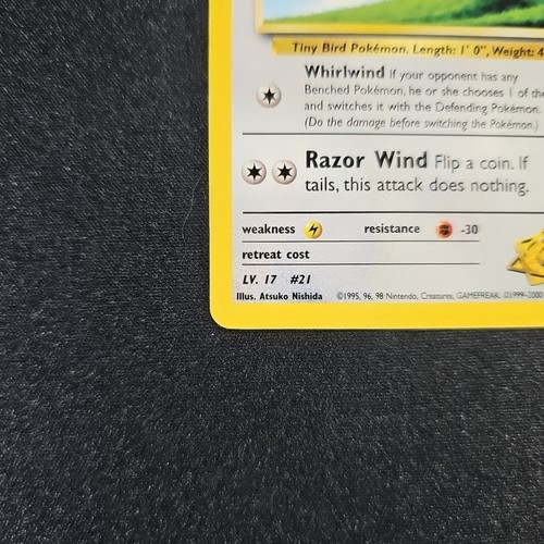 Lt. Surge's Spearow #083 Gym Heroes Set Original Series WOTC Pokemon TCG - Picture 2 of 10