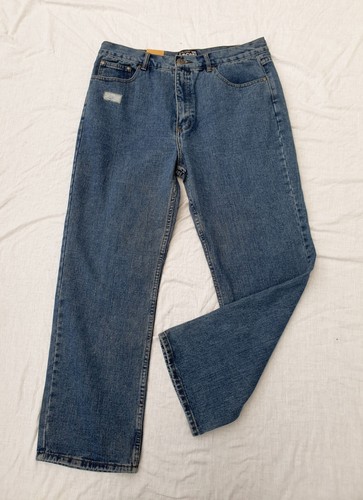 Dunnes Vintage DNM V:63 Men's Blue Cotton Blend Regular Jeans 38W 30L - 第 1/17 張圖片
