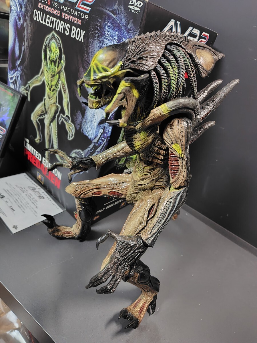 Hot Toys Predalien Battle Damaged Collector's Box Limited Edition