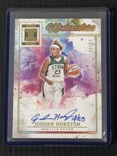 2025 Panini Impeccable WNBA #11 Jordan Horston Canvas Creations Auto #/49